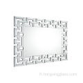 Miroir transparent rectangulaire miroir suspendu